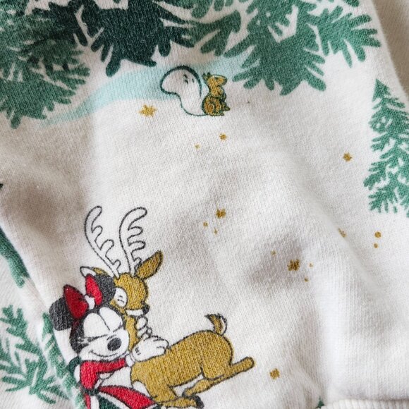 2022 Disney Parks Mickey & Friends Holiday Chritmas Zip Up Hoodie Jacket Size M - Picture 5 of 7